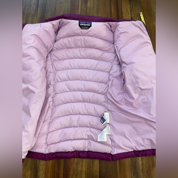 Patagonia Quilted Jacket purple girls XL - Picture 3 of 9